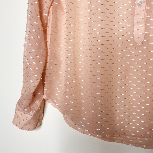 J Crew • Silk Dash Top Peach - Picture 6 of 6